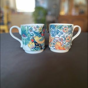 Spode Strawberry Thief Mugs